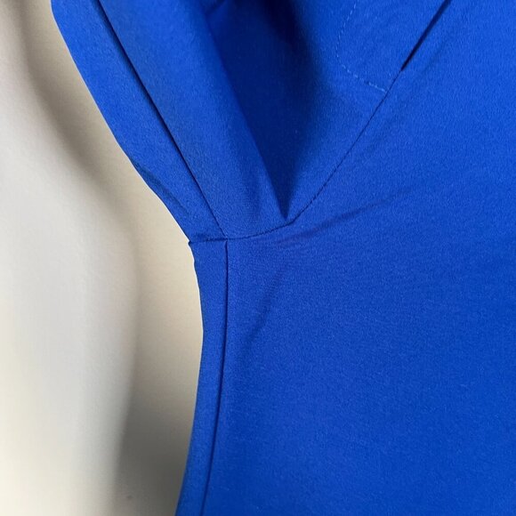 Sandro Paris Ankle Zip Pants Size 40 US 8 Cobalt Blue Skinny Work Career Office - Picture 5 of 9